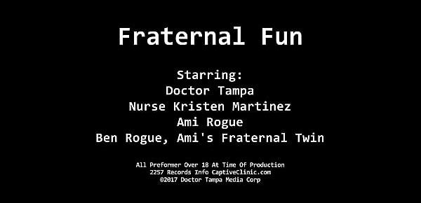  Fraternal Twins Made To Fuck Each Other As Part Of Evil Doctor & Nurses Sick Medical Experiments - "Fraternal Fun" starring Ami & Ben Rogue On CaptiveClinic.com